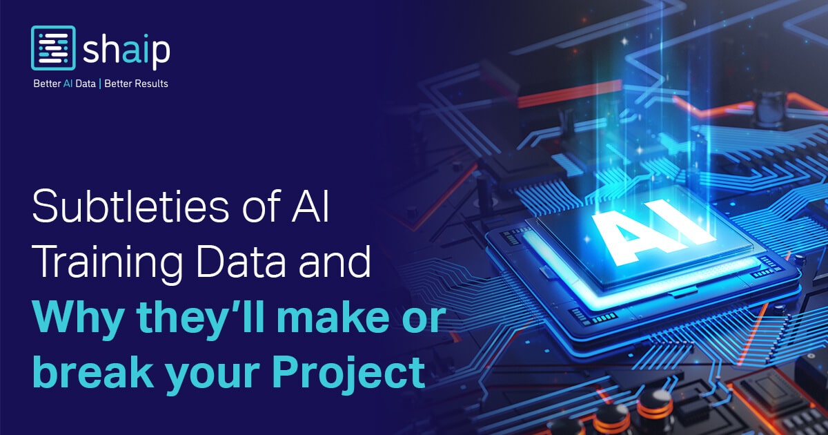 Subtleties Of AI Training Data And Why They’ll Make Or Break Your ...